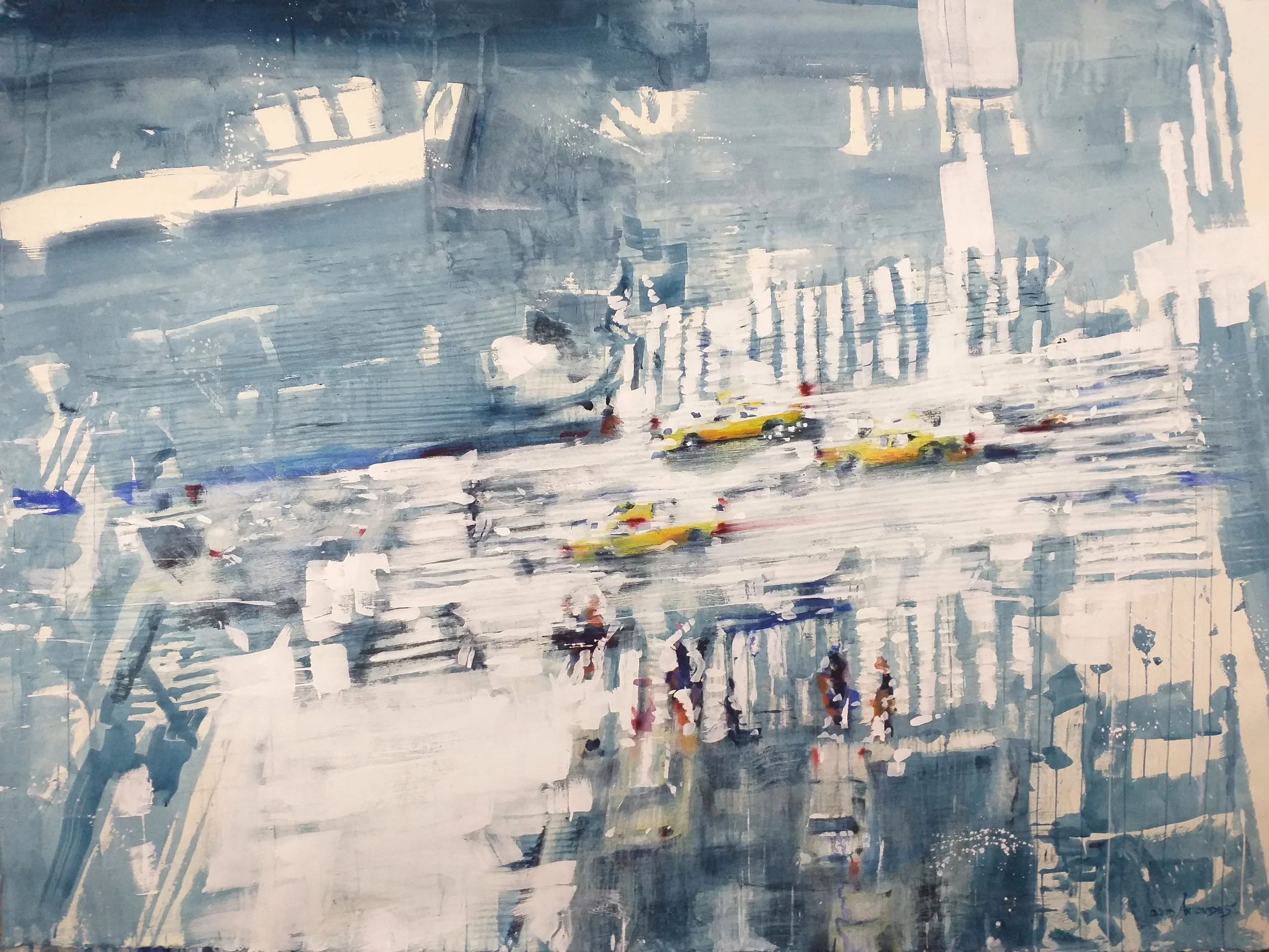 絵画 Berlin Amazon｜レッサー・ユリィの『Street scene at Night, Berlin